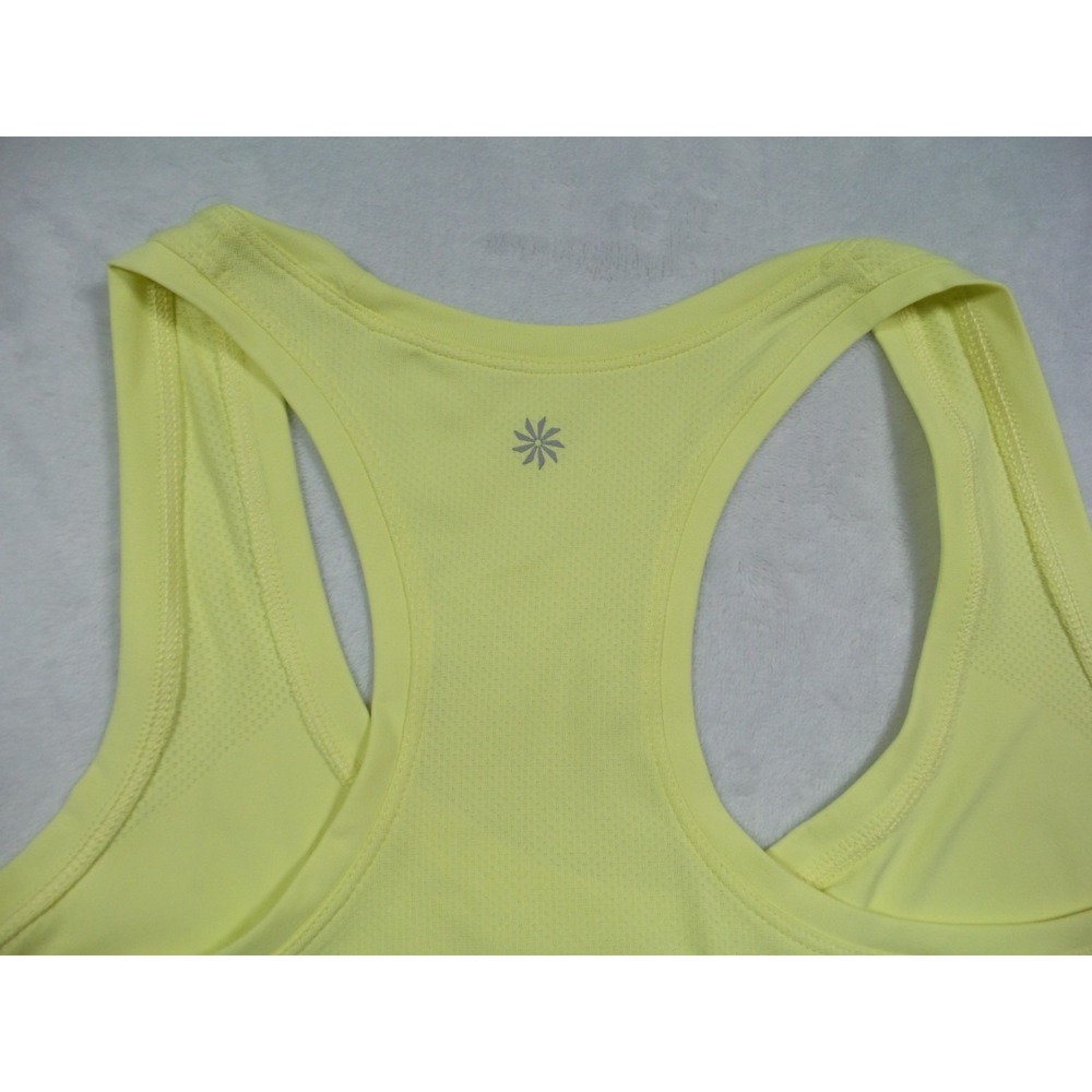 Athleta Top Womens Size Large Yellow Momentum Flex Tank 40+ UV Protection NWT - Picture 5 of 11